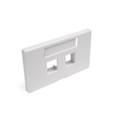 LEVITON WALLPLATES PLT FRN 2PT HM WH 49910-HW2